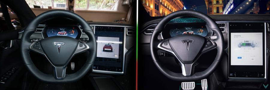 Панель приборов Tesla Model X P90D by Vilner 2016 года  (фото 24 из 24)
